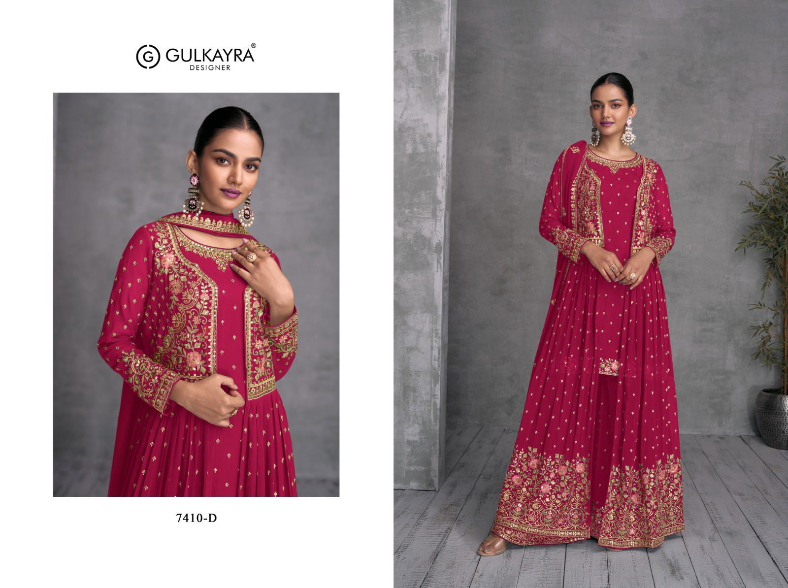 ZOHANA 7410A TO 7410D BY GULKAYRA Heavy Designer Salwar suit